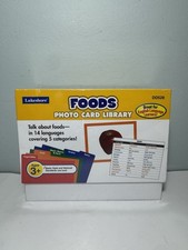 Foods Photo Card Library by Lakeshore   14 Languages   Photo Flash Cards Sealed