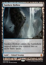 Sunken Hollow -Foil Light Play MTG Zendikar Expeditions
