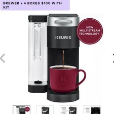 Keurig K-Supreme Pod Coffee Maker Black Multistream Technology K-Cup