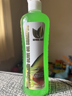 Natural Sant Avocado & Olive Oil Shampoo Moisturizing Damaged Hair 17 fl oz