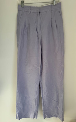 Wilfred Aritzia The Effortless Pants Soft Lavender Women's S Dressy Straight Leg