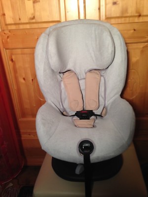 Sommerbezug Schonbezug Frottee f. HTS Besafe iZi Comfort X3 Combi X4 NEU helgrau