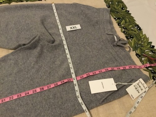Nordstrom CAMEL XXL 27% cashmere 63% wool sweater blend jogger pajama women - Picture 6 of 24