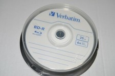 Verbatim BD-R 25GB 6X Blu-ray Recordable Media Disc - 10 Pack Spindle