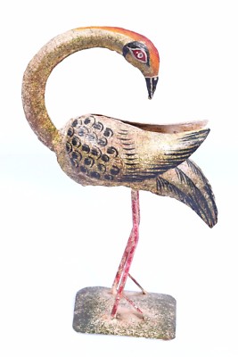 Heim Dekorativ Vogel Figure Indianer Handmade & Bemalt Schöne Decor. i37-30