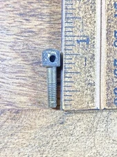 Antique Mantel Clock Back Door Hinge Mount (KD1394)