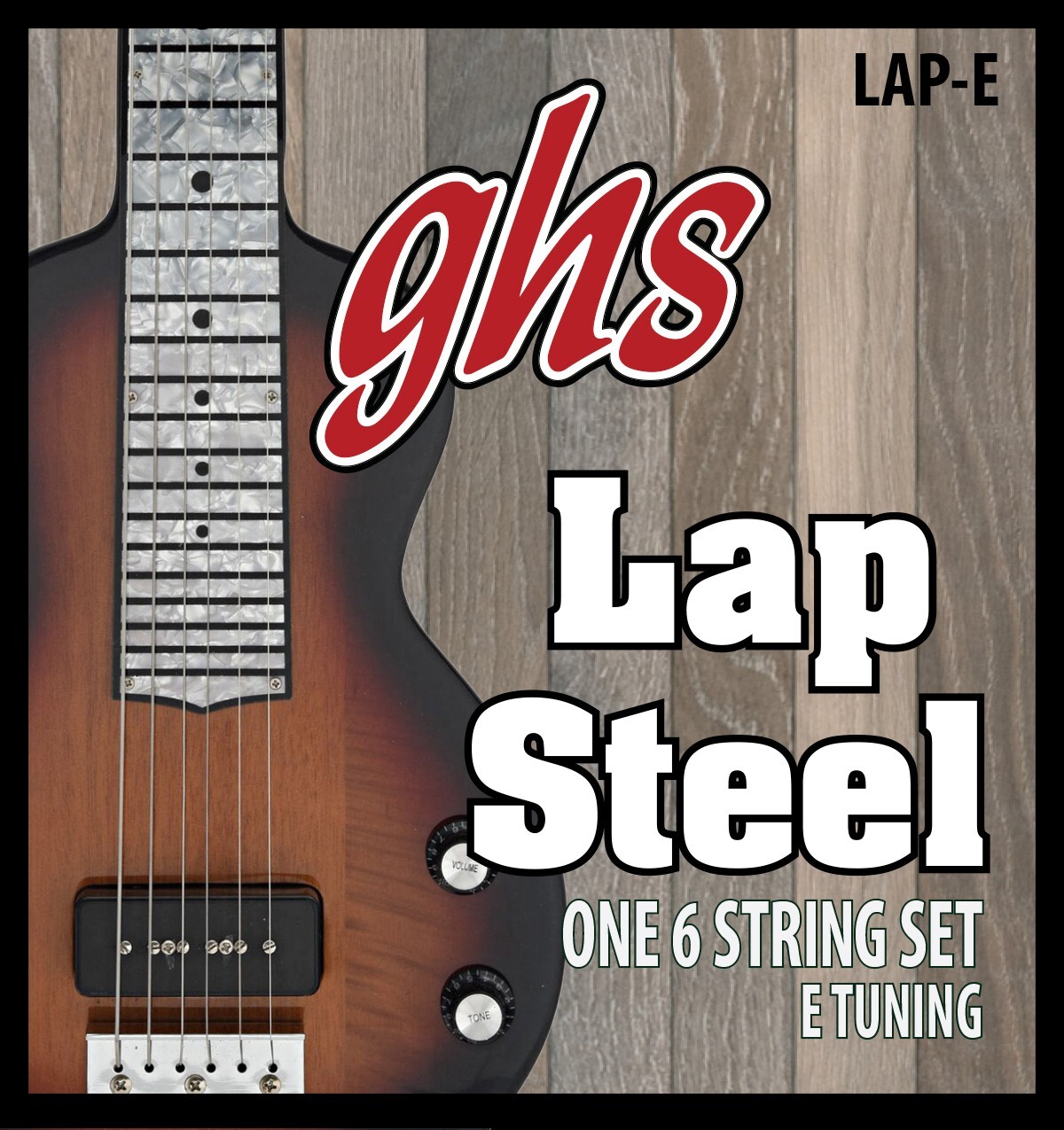 GHS Hawaiian Lap Steel Guitar 6 String Set - E Tuning