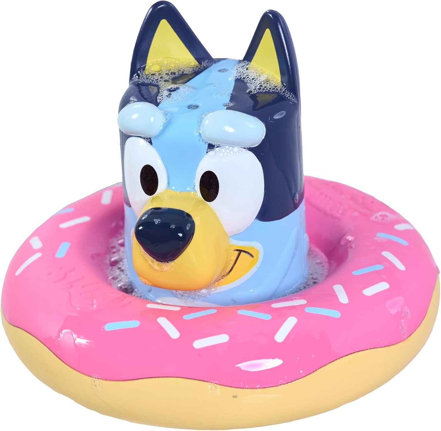 TOMY Toomies Bluey Splash and Float Bluey - Игрушечная насадка для ванны с отверстием для душа