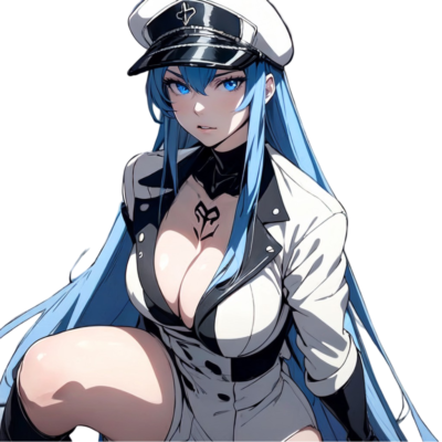 Esdeath Akame Ga Kill Weatherproof Anime Sticker 6 Car Decal