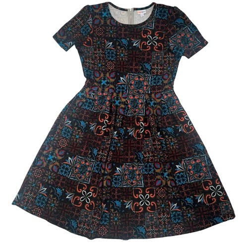 lularoe fall dress Helene Tiered Midi Dress