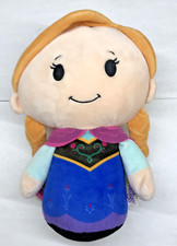 Disney Anna Frozen Stuffed 10.5" Doll Plush Hallmark Itty Bittys Exclusive Soft