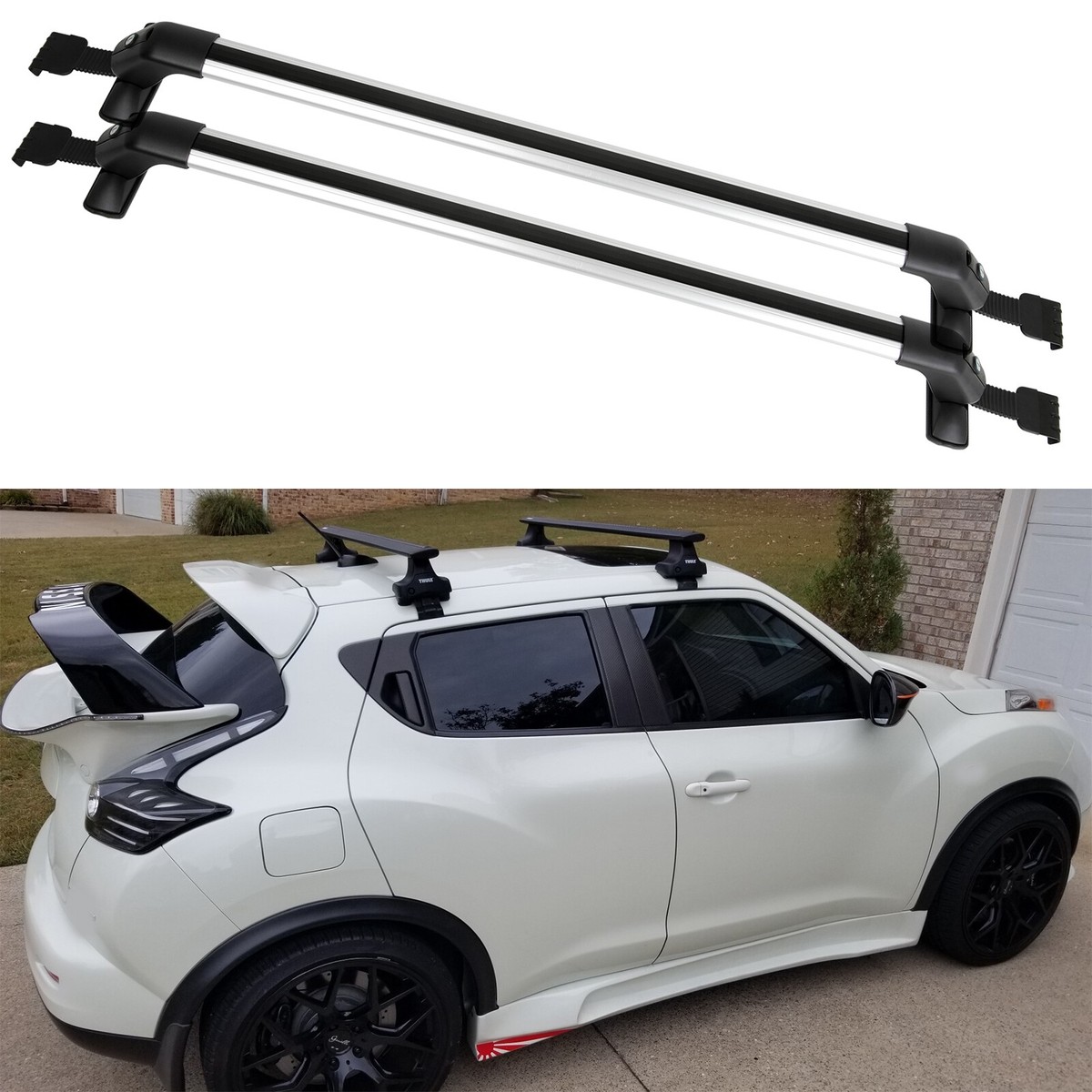 Car Top Roof Rack Cross Bar with Lock For Nissan Juke 2011