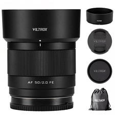 Viltrox 50mm F2.0 Air Full Frame Auto Focus Prime Lens for Sony E-mount Cameras