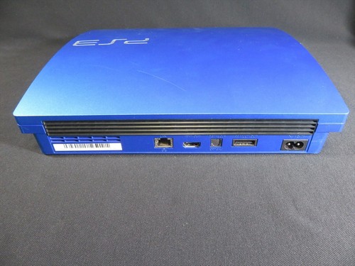 PS3 splash blue console 320gb Playstation SONY games video game Japan cech-3000b - Picture 8 of 24