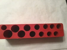 Mechanics Time Save 3/8" Drive Magnetic and SAE metric Deep Socket Holder Set