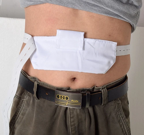 Breathable Grommet Peritoneal Dialysis Belt PD Catheter Holder Belt Adjustable - Picture 7 of 21
