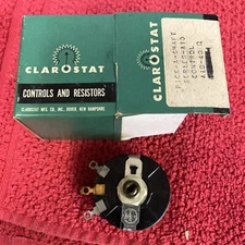 CLAROSTAT A10-40 OHM POTENTIOMETER NOS