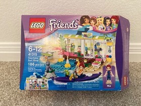 LEGO Friends Heartlake Surf Shop, 100%, Original box, instructions and minifigs