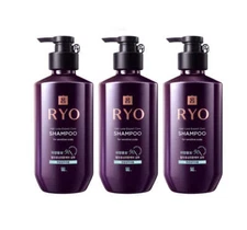 3 x Ryo Jayangyunmo Hair Loss Expert Care Shampoo for Sensitive Scalp 400ml