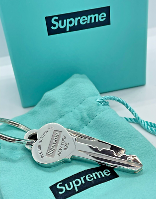 Authentic Supreme Tiffany & Co Return Heart Knife Key Ring Authentic Supreme Tiffany & Co Return Heart Knife Key Ring