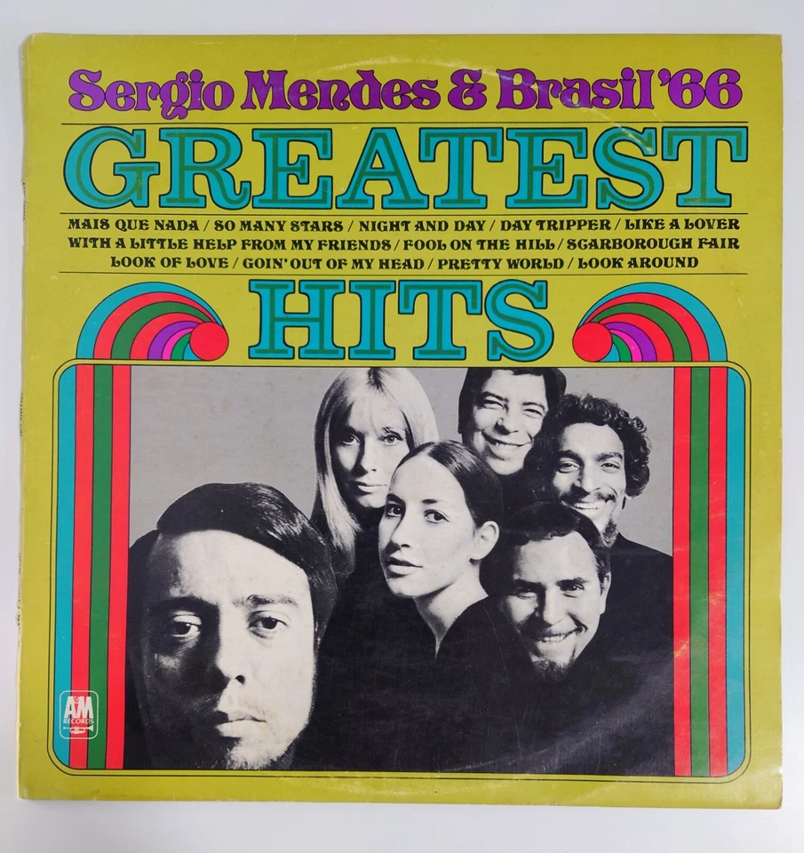 SERGIO MENDES & BRASIL 66 “Greatest Hits” - LP  Record Vinyl, New Zealand - EX - Image 2 of 4