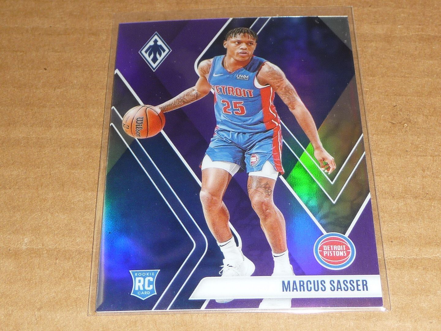 2023/24 Panini Phoenix PURPLE MARCUS SASSER 112/150 PISTONS #263