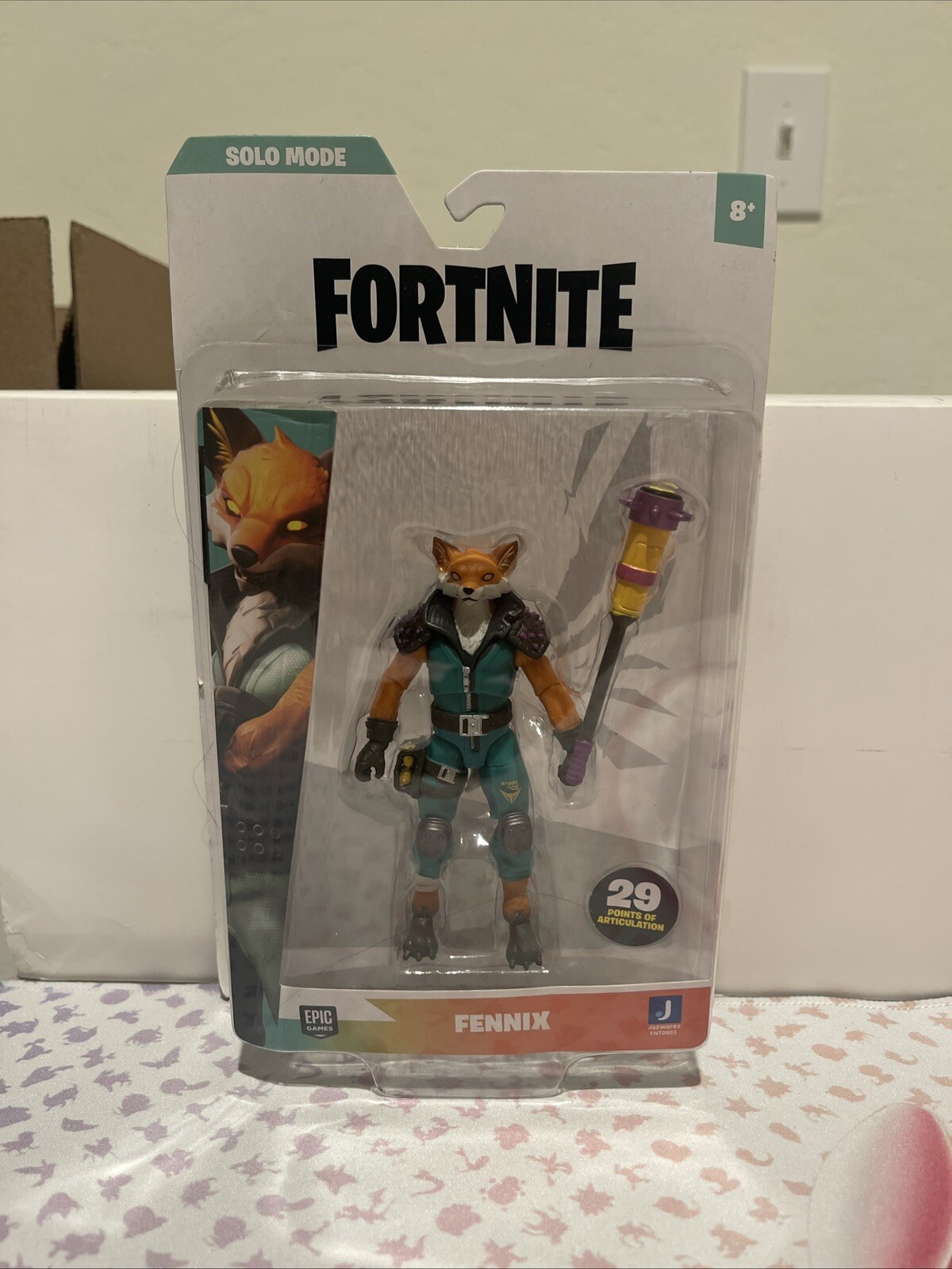 Fortnite FENNIX Solo Mode 4” Action Figure Jazwares Epic Games 2021 New Sealed