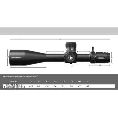 Discovery Optics ED GEN II 5-25x56 FFP MOA 34mm Zero Stop