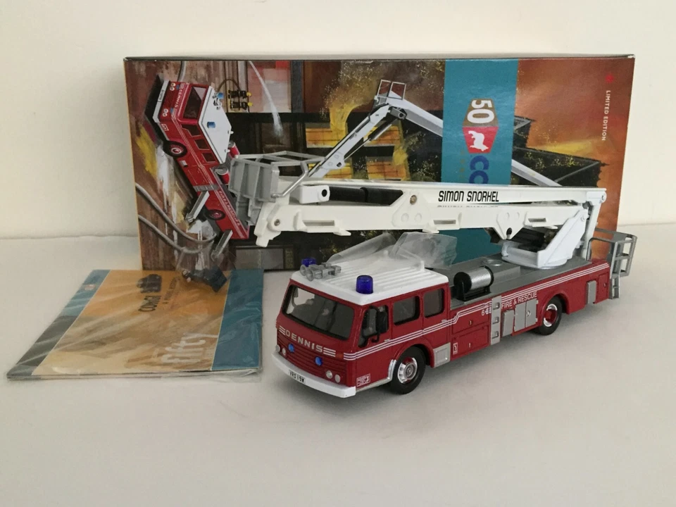 Corgi AN13009 Dennis Simon Snorkel - Bedfordshire County FRS 1:50 NIB * RARE! * - Image 2 of 4