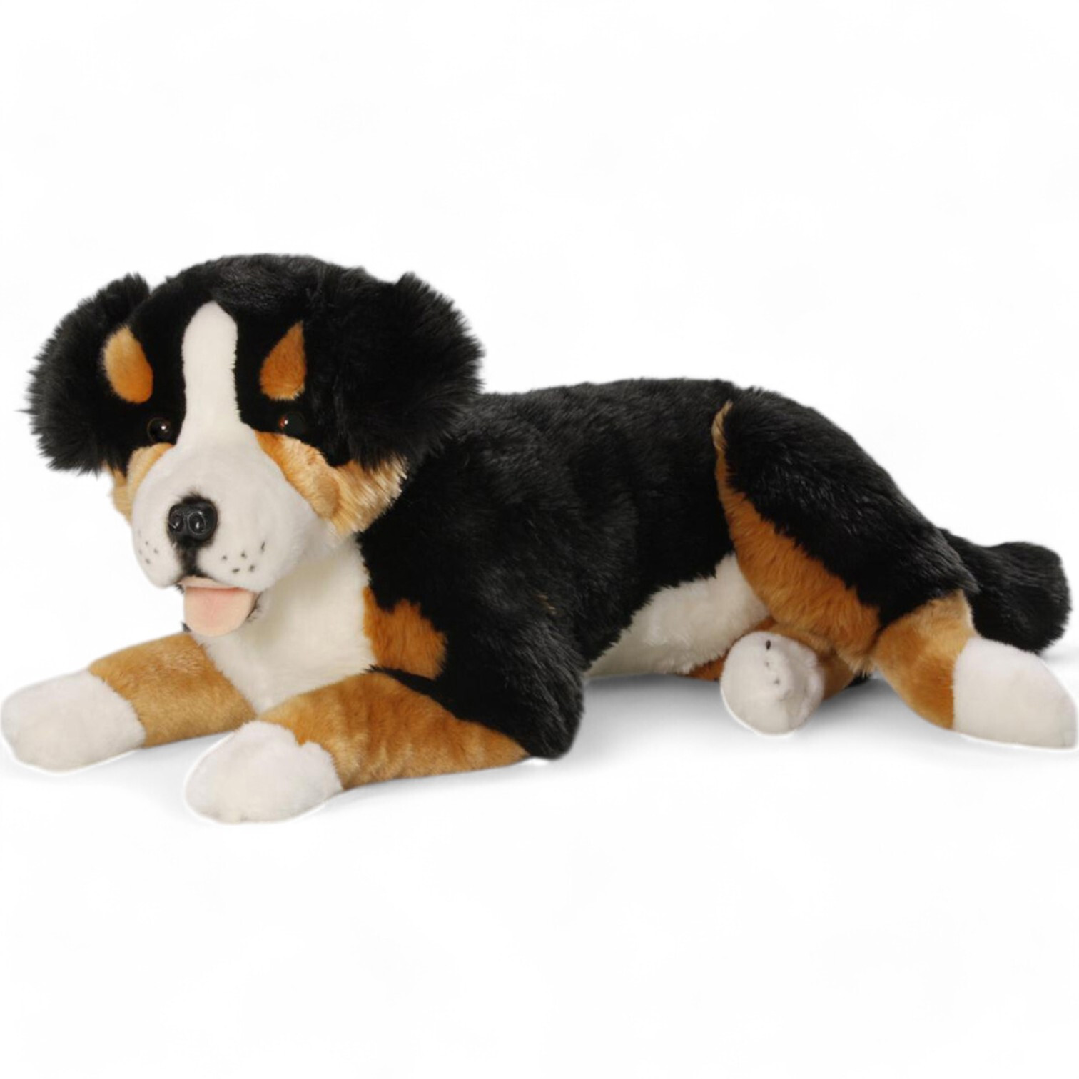 Carl Dick Bernese Mountain Dog lying, Soft Toy, Cuddly Toy
