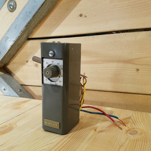 Regolatore di temperatura Honeywell Range 0-100F 20 piedi elemento rame T991A 1012 - Foto 3 di 12