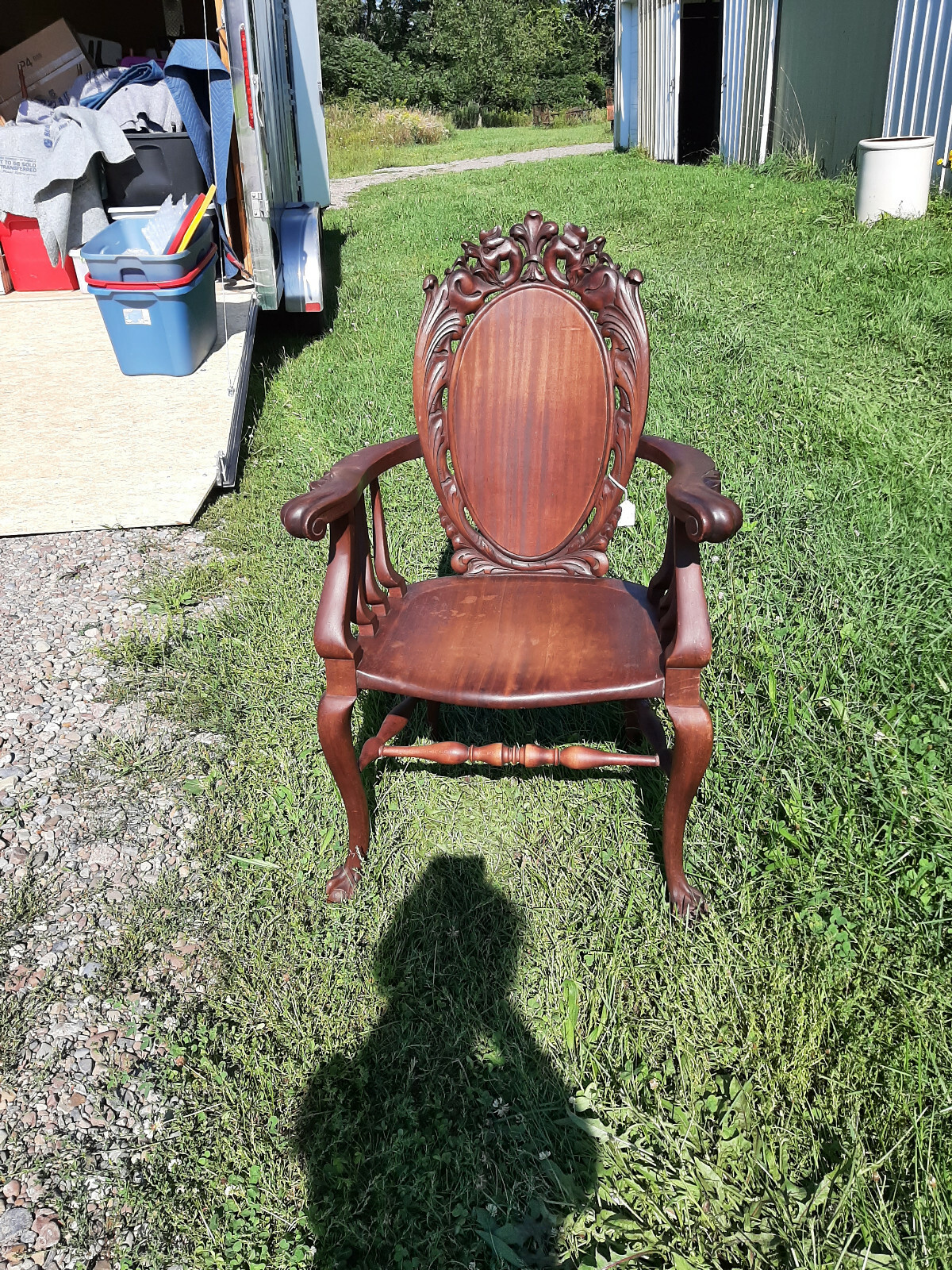 Antique Gothic Chairs for sale Only 2 left at 60