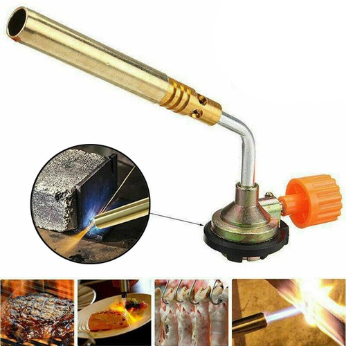 Butane Gas BBQ Tool Blow Torch Adapter Flamethrower Burner Welding Camping Kit/ - Picture 14 of 17