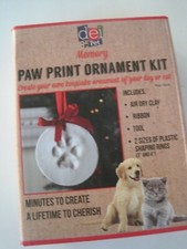 Paw Print Ornament Kit Pet NIB