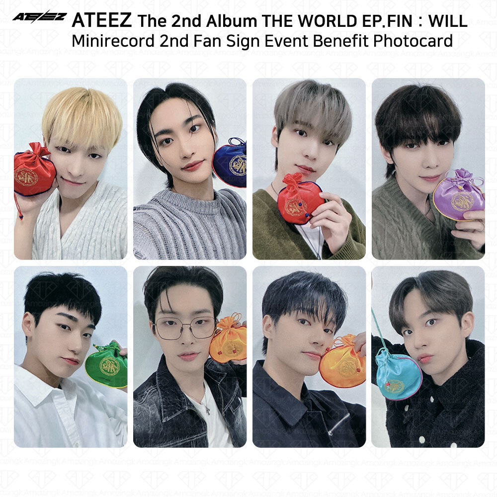 ATEEZ 2nd Album WORLD EP.FIN WILL Minirecord Fan Sign Event