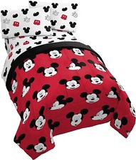 Disney Mickey Mouse "Cute Faces" Bed Set-AB00874N9HW3, AB07G2T6CY12