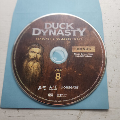 Duck Dynasty, Seasons 1-3, Disc 8, Replacement , DVD, Disc Only