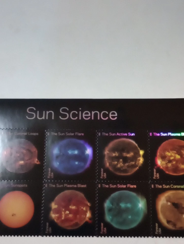 FOREVER MINT NH SELF ADHESIVE SUN SCIENCE 10 STAMP SET FV 7.80 - Image 3 of 4