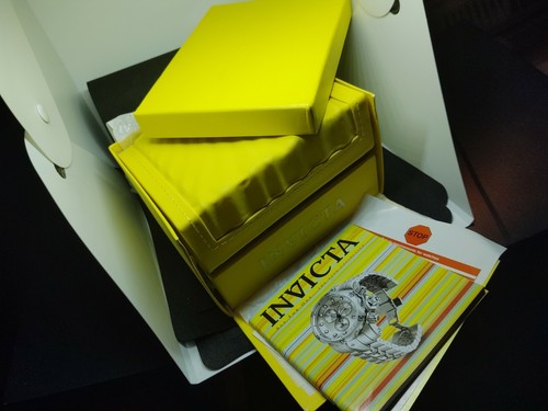 NUEVO RELOJ INVICTA CRONÓGRAFO S1 RALLY QTZ - CAJA NEGRA CARA VERDE CORREA DE SILICONA - Imagen 6 de 7