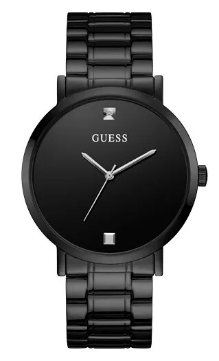 GUESS Black Diamond Analog Men s Watch U1315G3 NEW IN BOX eBay