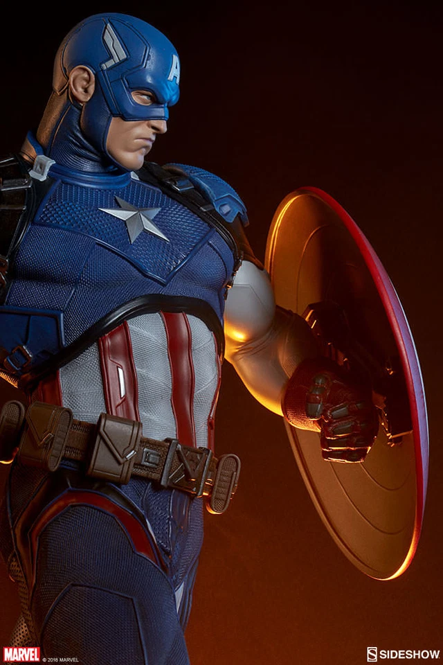 Marvel Comics Classic Capitaine America premium format figure Sideshow - Photo 4/4