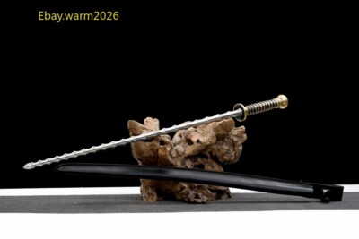 Solid Steel Single Whip Mace （伏魔鞭） Martial Arts KUNG FU