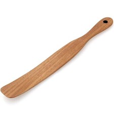 Skinny Wooden Spurtle For Sourdough Starter Spreading Baking Mixing Sourdough Sp