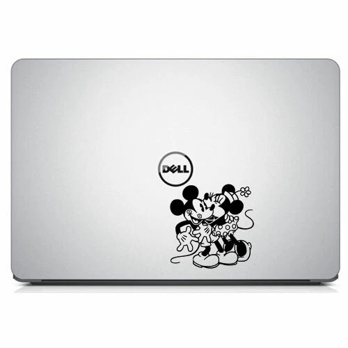 Disney Retro Mickey Minnie Kiss for Macbook Air Pro Laptop Vinyl Decal Sticker - Image 3 of 4