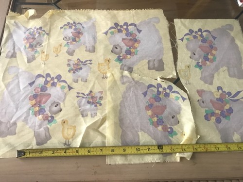 DAISY KINGDOM No-Sew Fabric Applique LULLABYE LAMB 9 lambs 6 avail