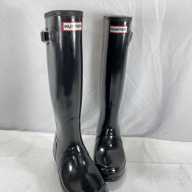 hunter original refined wedge rain boot
