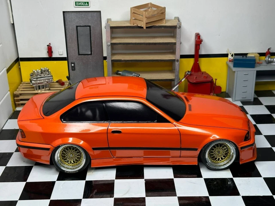 RC Body Car Drift Touring 1:10 BMW 3 E 36 Coupe E36 style APlastics New Shell - Image 2 of 4