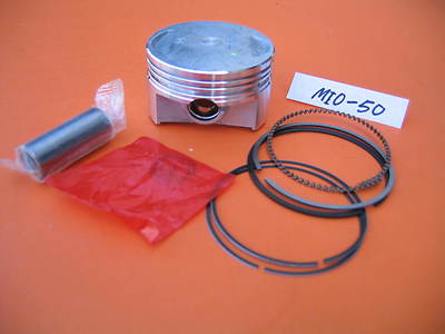 OPHIR Piston Ring Set – 58.5mm Bore – Includes Rings & Wrist Pin – Fits Yamaha MIO125/150 Scooter