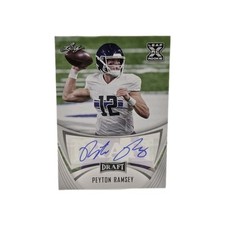 2021 Leaf Draft - Autographs Peyton Ramsey #BA-PR1 (AU, RC)