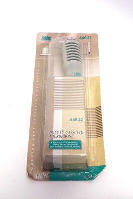 Vintage Labtec AM-22 Deluxe Cassette Microphone New and Sealed 